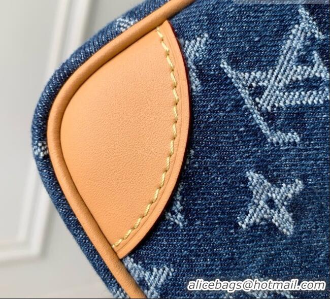 Promotional Louis Vuitton Nil Bag in Blue Monogram Flowers Denim M27533 2026