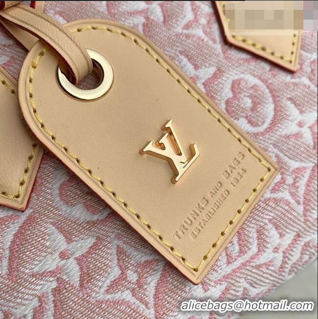 Trendy Design Louis Vuitton New Speedy Bandoulière 20 Bag in Monogram Emblème Rose Ruban Jacquard Textile M2A039 2026
