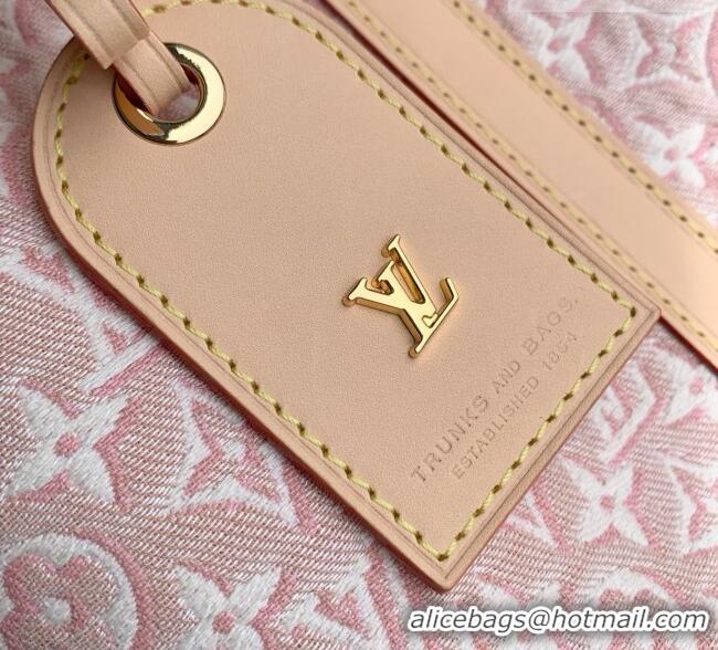 Discount Louis Vuitton Noé Bag in Monogram Emblème Rose Ruban Jacquard Textile M28714 2026