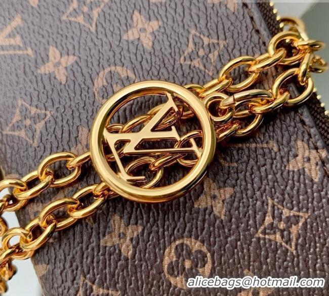 Famous Brand Louis Vuitton Phone Holder in Monogram Canvas M26898 2026