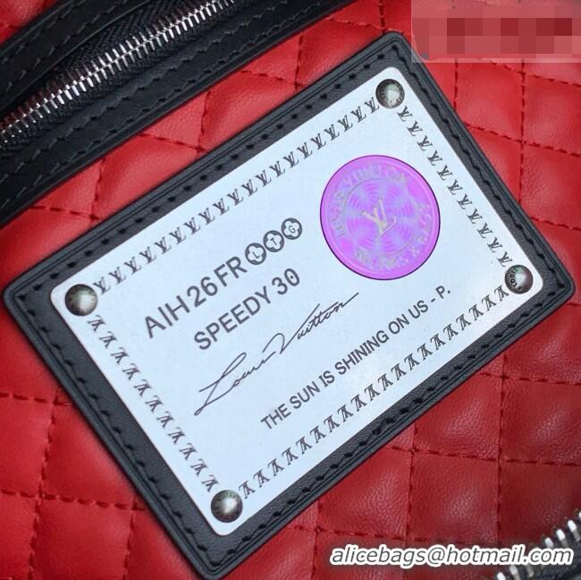 Promotional Louis Vuitton Speedy P9 Bandoulière 30 Jackets Bag in Black Cowhide Leather M26176 2026