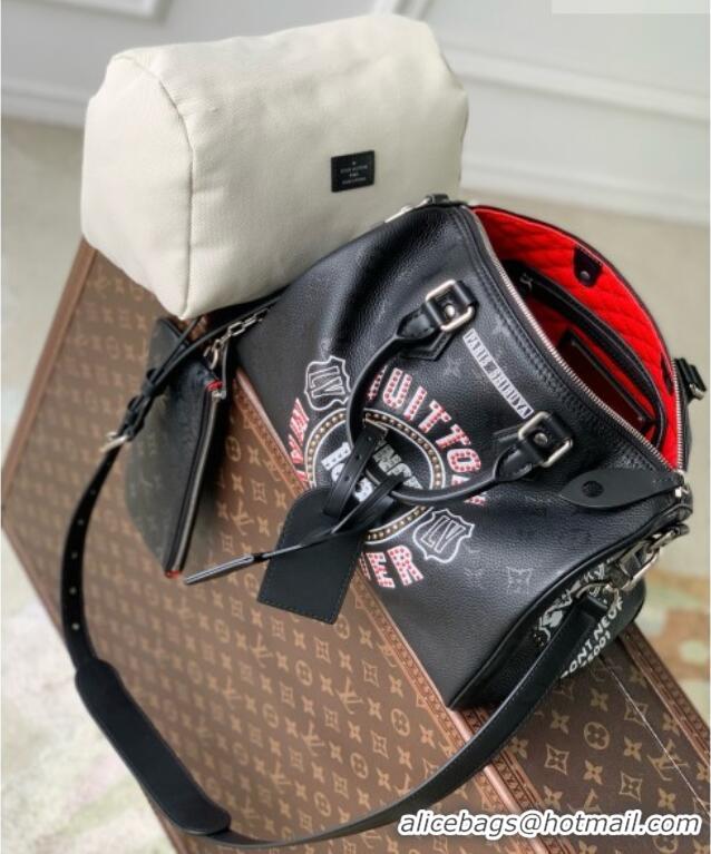 Promotional Louis Vuitton Speedy P9 Bandoulière 30 Jackets Bag in Black Cowhide Leather M26176 2026
