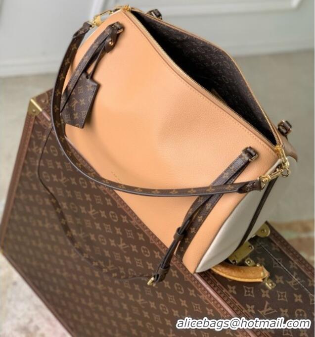 New Fashion Louis Vuitton Express MM Bag in Grained Calfskin M2A076 Beige 2026