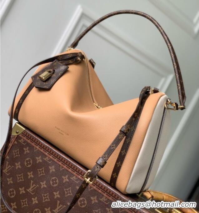 New Fashion Louis Vuitton Express MM Bag in Grained Calfskin M2A076 Beige 2026