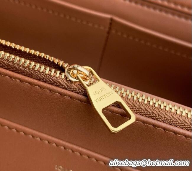 Original Cheap Louis Vuitton Bolsa Capucines Weekender PM Bag in Leather and Canvas M28438 Brown/White 2026