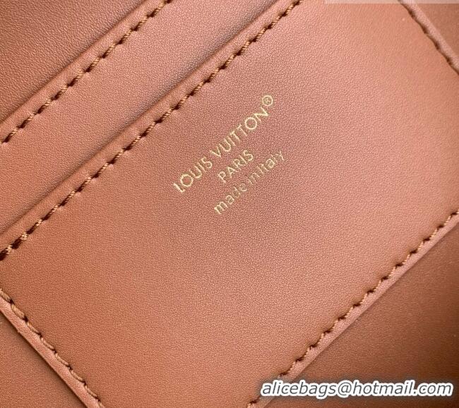 Super Quality Louis Vuitton Bolsa Capucines Weekender Bag in Leather and Canvas M28439 Brown/White 2026