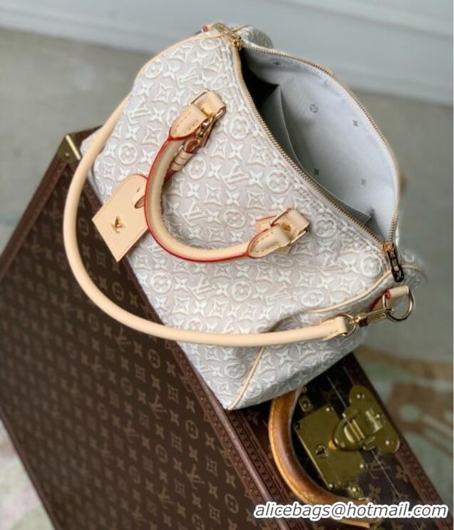 Good Looking Louis Vuitton Speedy Soft 30 Bag in Monogram Emblème Peuplier Jacquard Textile M28479 2026