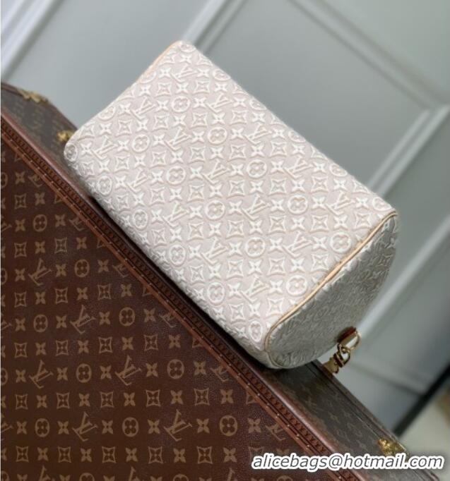 Good Looking Louis Vuitton Speedy Soft 30 Bag in Monogram Emblème Peuplier Jacquard Textile M28479 2026