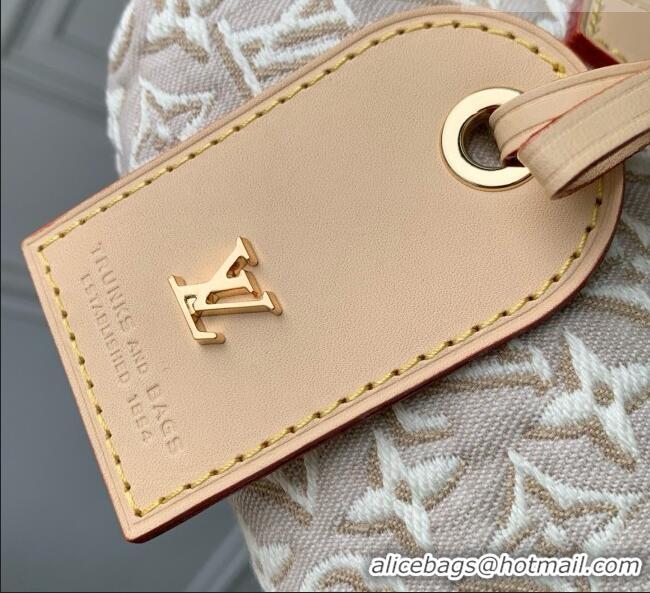 Top Quality Louis Vuitton Nano Speedy Bag in Monogram Emblème Peuplier Jacquard Textile M28502 2026