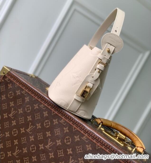 Super Quality Louis Vuitton All In BB Bag in Creme Embossed Grained Cowhide Leather M2A356 2026