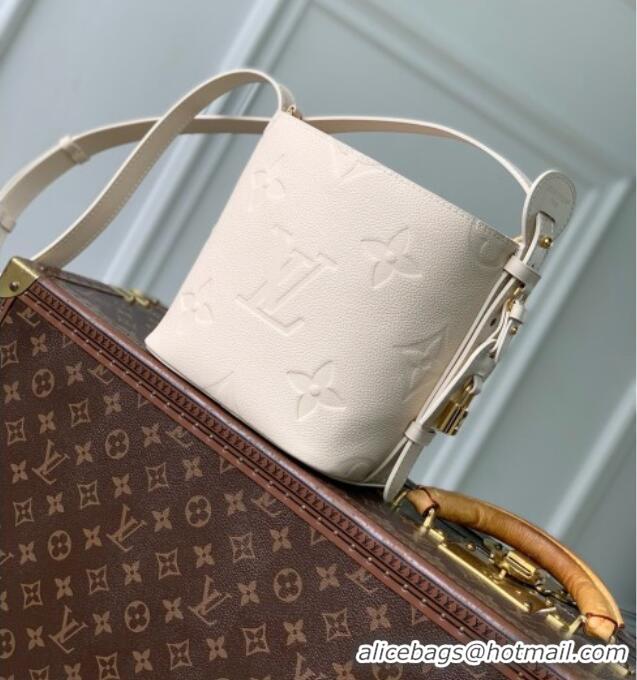 Super Quality Louis Vuitton All In BB Bag in Creme Embossed Grained Cowhide Leather M2A356 2026