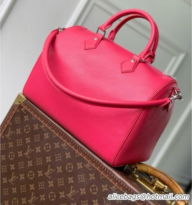 Best Price Louis Vuitton Speedy Soft 30 Bag in Rose Miami Cowhide Leather M29466 2026