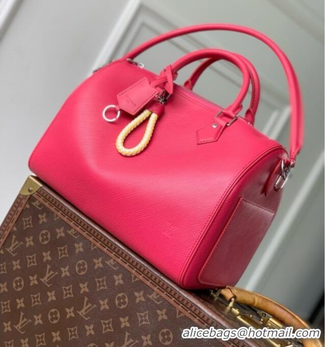 Best Price Louis Vuitton Speedy Soft 30 Bag in Rose Miami Cowhide Leather M29466 2026