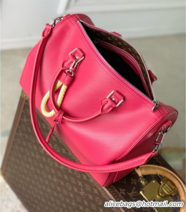 Best Price Louis Vuitton Speedy Soft 30 Bag in Rose Miami Cowhide Leather M29466 2026