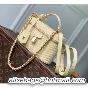 Good Looking Louis Vuitton Vanity Chain Pouch in Banana Calfskin Leather M29051 2026