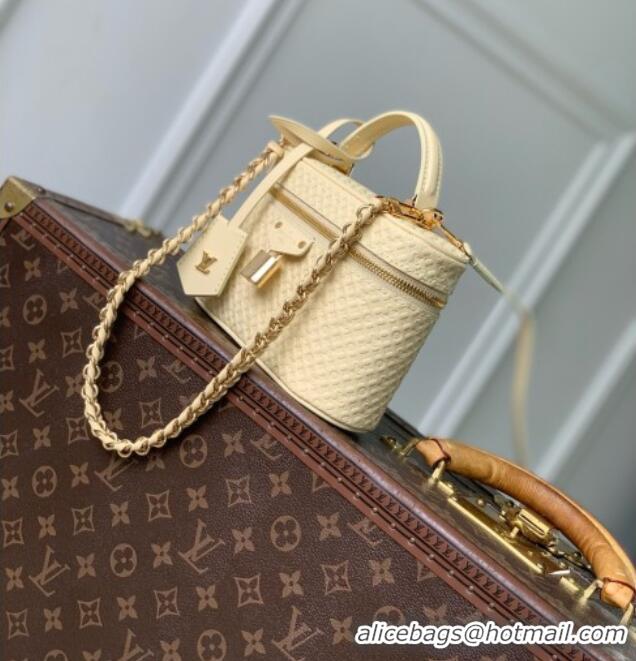 Good Looking Louis Vuitton Vanity Chain Pouch in Banana Calfskin Leather M29051 2026