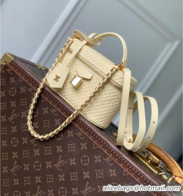 Good Looking Louis Vuitton Vanity Chain Pouch in Banana Calfskin Leather M29051 2026