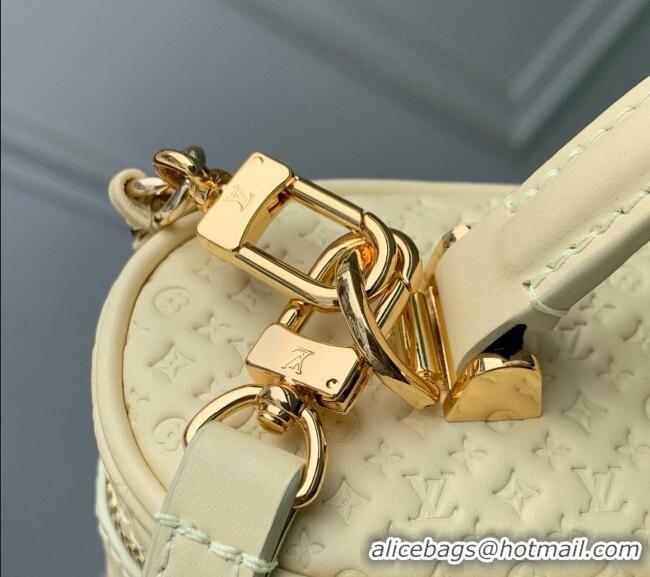 Good Looking Louis Vuitton Vanity Chain Pouch in Banana Calfskin Leather M29051 2026