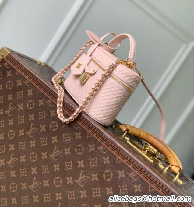 Fashion Discount Louis Vuitton Vanity Chain Pouch in Pink Calfskin Leather M29344 2026