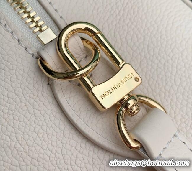 Best Grade Louis Vuitton Speedy Trunk 20 Bag in Calfskin Leather M29876 Off-white 2026
