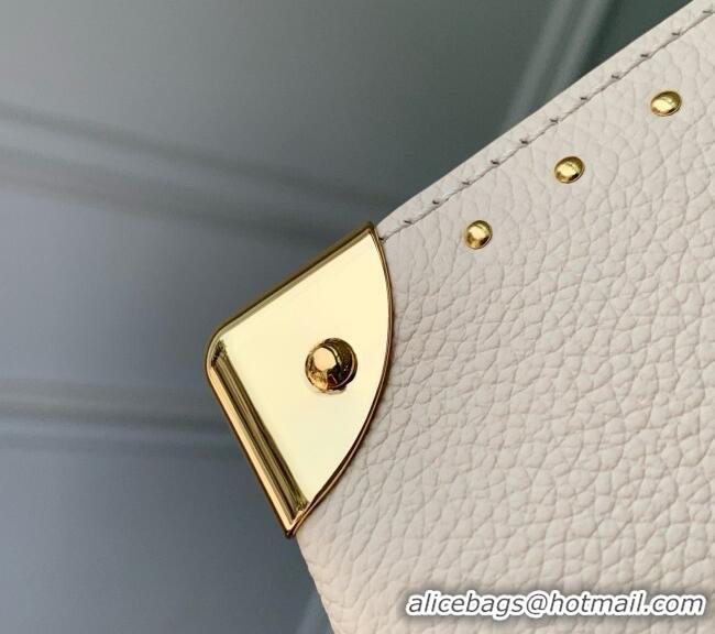 Best Grade Louis Vuitton Speedy Trunk 20 Bag in Calfskin Leather M29876 Off-white 2026
