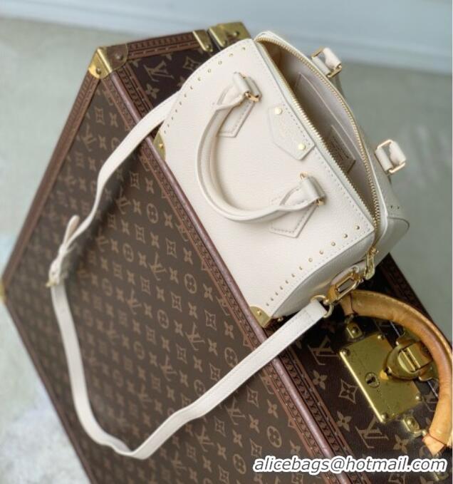 Best Grade Louis Vuitton Speedy Trunk 20 Bag in Calfskin Leather M29876 Off-white 2026