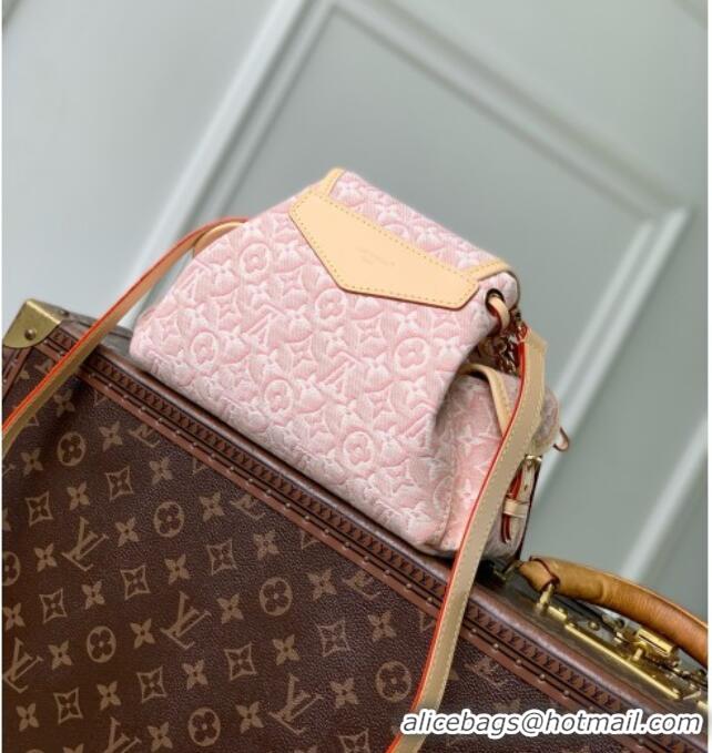 Promotional Louis Vuitton Odyssee PM Bag in Monogram Emblème Rose Ruban Jacquard Textile M29974 2026