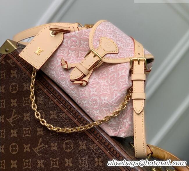 Promotional Louis Vuitton Odyssee PM Bag in Monogram Emblème Rose Ruban Jacquard Textile M29974 2026