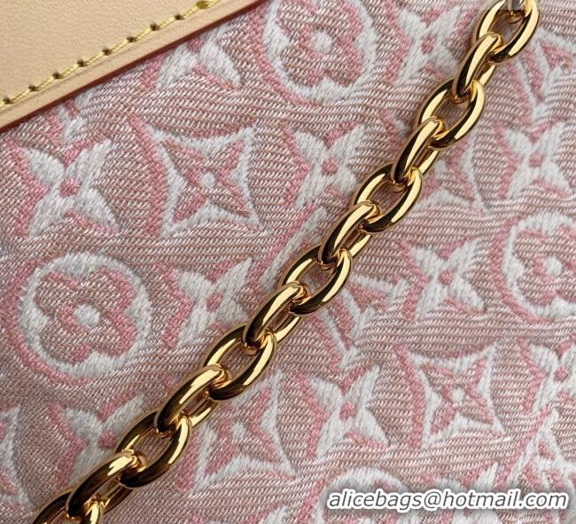 Promotional Louis Vuitton Odyssee PM Bag in Monogram Emblème Rose Ruban Jacquard Textile M29974 2026