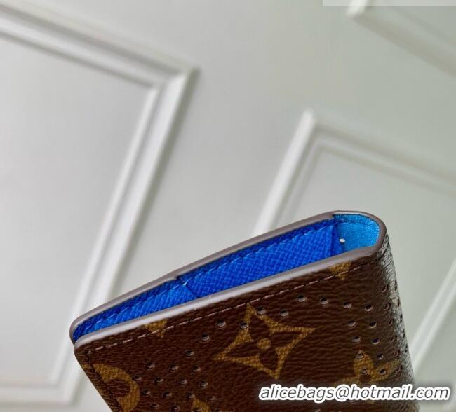Market Sells Louis Vuitton Pocket Organizer in Monogram/Blue Monogram Grid Canvas M29283 2026