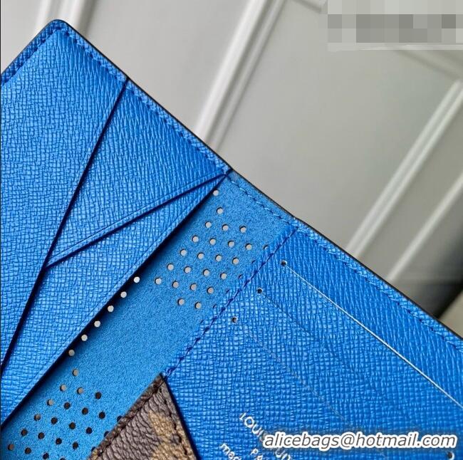 Market Sells Louis Vuitton Pocket Organizer in Monogram/Blue Monogram Grid Canvas M29283 2026