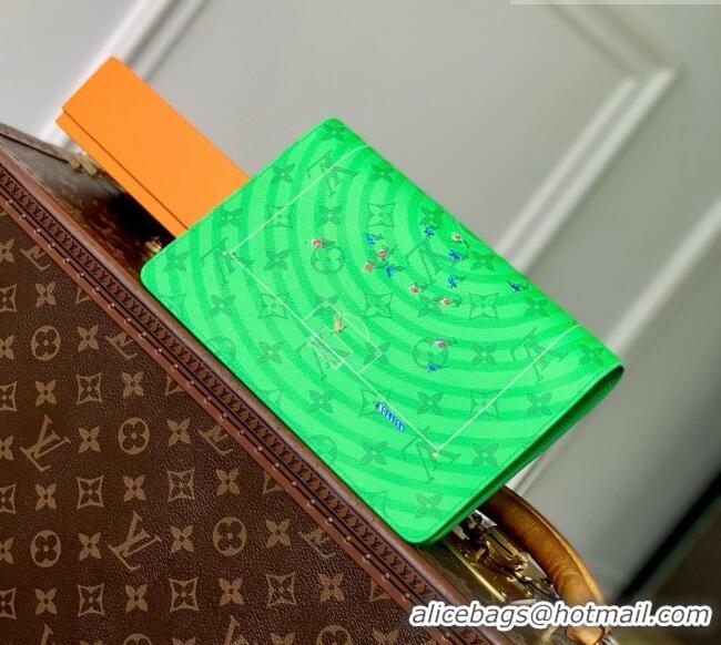 Market Sells Louis Vuitton Emily Notebook Cover Football in Soccer Canvas GI1632 Green 2026