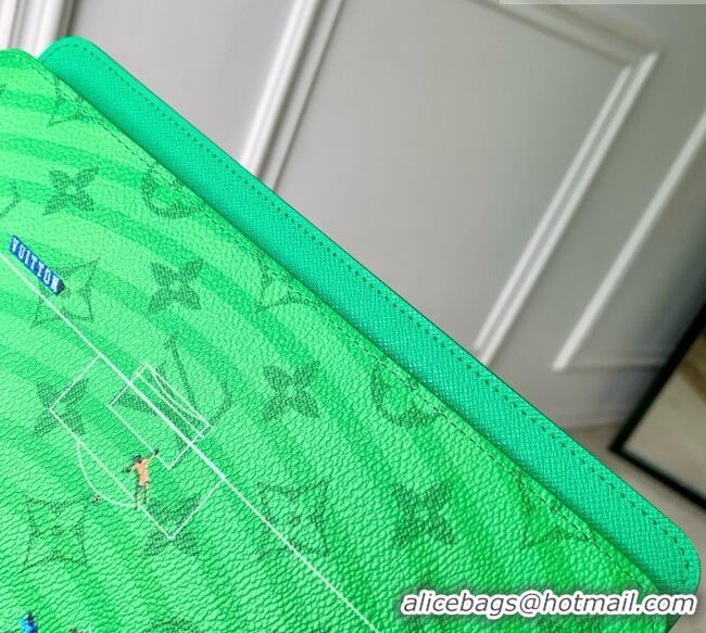 Market Sells Louis Vuitton Emily Notebook Cover Football in Soccer Canvas GI1632 Green 2026