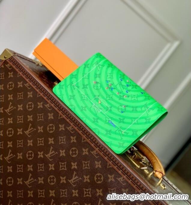 Market Sells Louis Vuitton Emily Notebook Cover Football in Soccer Canvas GI1632 Green 2026