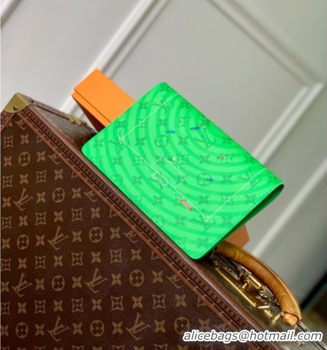 Market Sells Louis Vuitton Emily Notebook Cover Football in Soccer Canvas GI1632 Green 2026