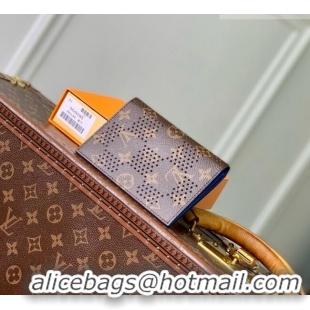 Modern Classic Louis Vuitton Passport Cover in Monogram/Blue Monogram Grid Canvas M29285 2026