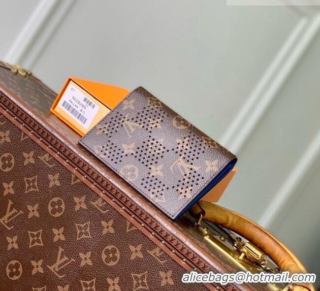 Modern Classic Louis Vuitton Passport Cover in Monogram/Blue Monogram Grid Canvas M29285 2026