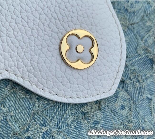 Top Grade Louis Vuitton Nautical Capucines Bag in Blue Denim M28305 2026