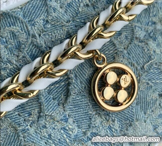 Top Grade Louis Vuitton Nautical Capucines Bag in Blue Denim M28305 2026