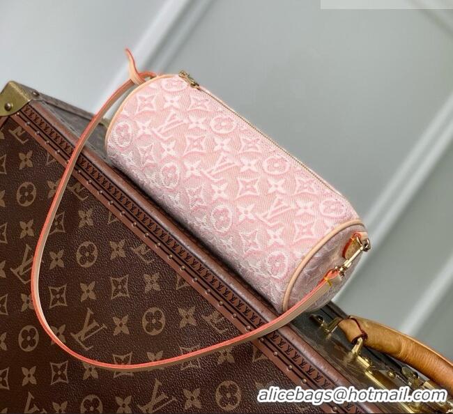 Best Price Louis Vuitton Pochette Papillon in Monogram Emblème Rose Ruban Jacquard Textile M29881 2026