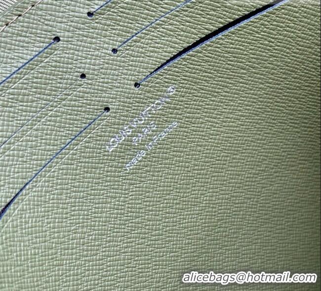 Reasonable Price Louis Vuitton Pochette Voyage in Monogram Eclipse Canvas M28841 Khaki Green/Black 2026