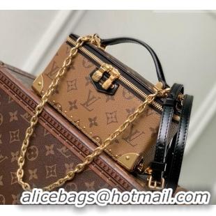 Top Grade Louis Vuitton Vanity Pouch Trunk Bag in Monogram Reverse Canvas M29548 2026