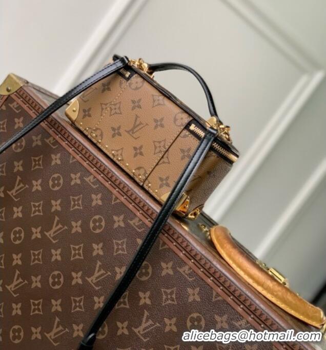 Top Grade Louis Vuitton Vanity Pouch Trunk Bag in Monogram Reverse Canvas M29548 2026