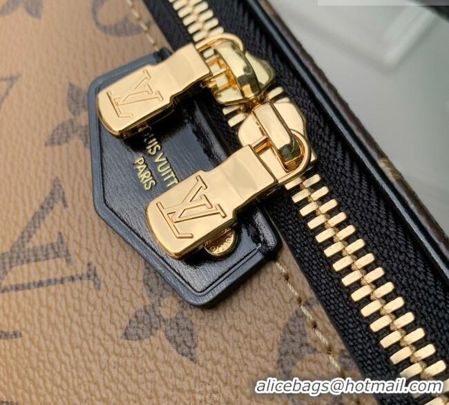 Top Grade Louis Vuitton Vanity Pouch Trunk Bag in Monogram Reverse Canvas M29548 2026