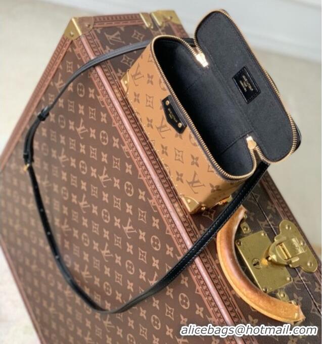 Top Grade Louis Vuitton Vanity Pouch Trunk Bag in Monogram Reverse Canvas M29548 2026