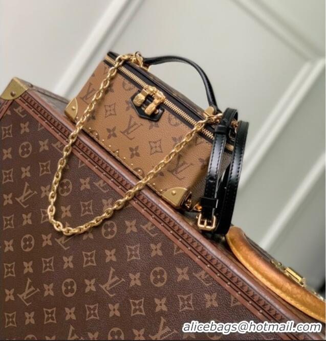 Top Grade Louis Vuitton Vanity Pouch Trunk Bag in Monogram Reverse Canvas M29548 2026