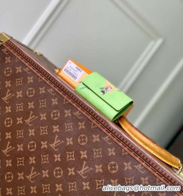 Best Price Louis Vuitton Key Case in Reactive Baseball Monogram Canvas M2A351 Green 2026