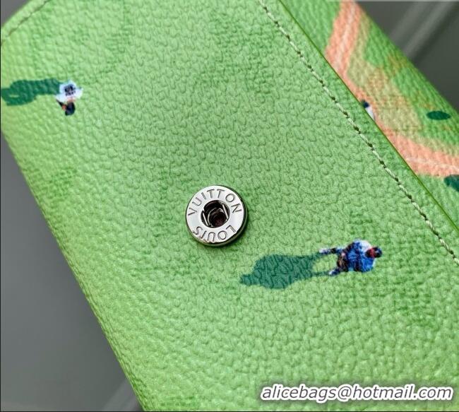 Best Price Louis Vuitton Key Case in Reactive Baseball Monogram Canvas M2A351 Green 2026