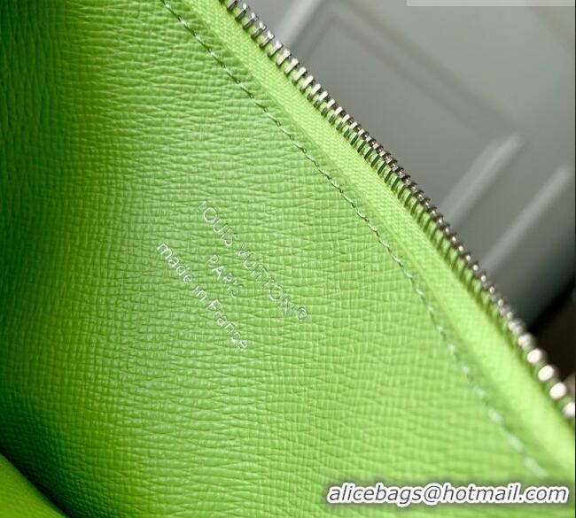 Famous Brand Louis Vuitton Coin Card Holder in Reactive Baseball Monogram Canvas M2A351 Green 2026
