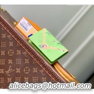 Promotional Louis Vuitton Pocket Organizer in Reactive Baseball Monogram Canvas M2A342 Green 2026